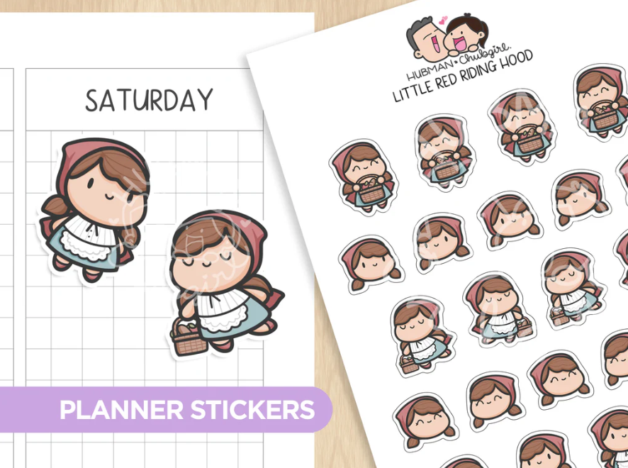 Little Red Riding Hood | Sticker Sheet