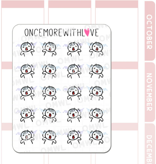 Shocked Realisation | Sticker Sheet