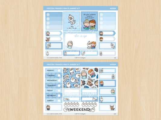 Frozen Friends | Mini Planner Kit