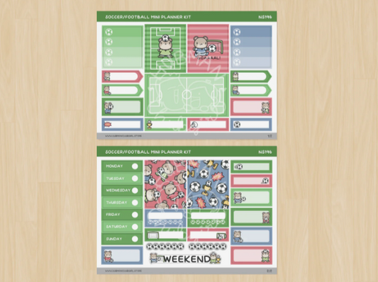 Soccer/Football | Mini Planner Kit