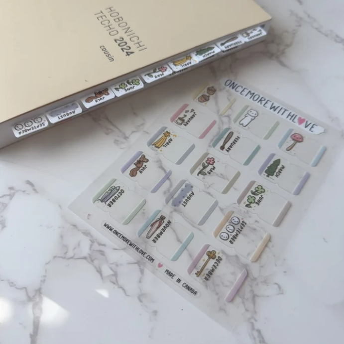 *PREORDER Monthly Tabs - Happy Little Things