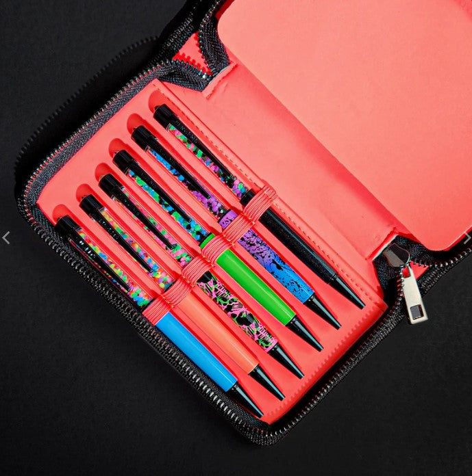 Little Scuba Pen Case - Neon Lights