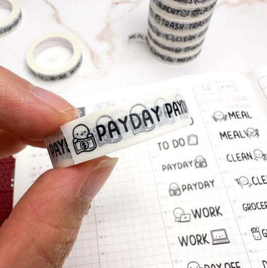Payday | Perforated Washi