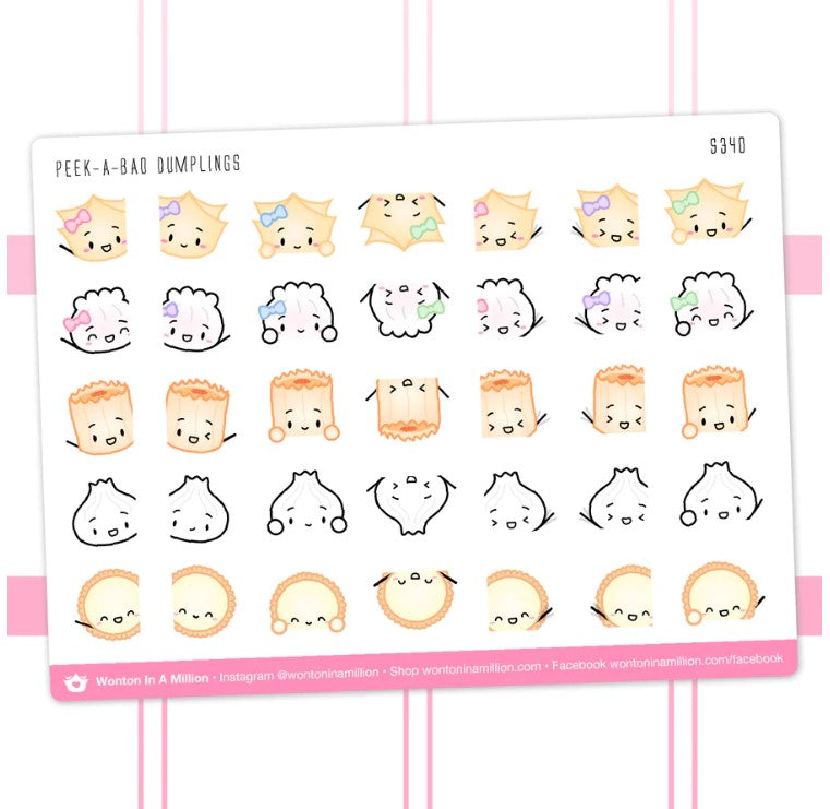 Peeking Dimsum | Sticker Sheet