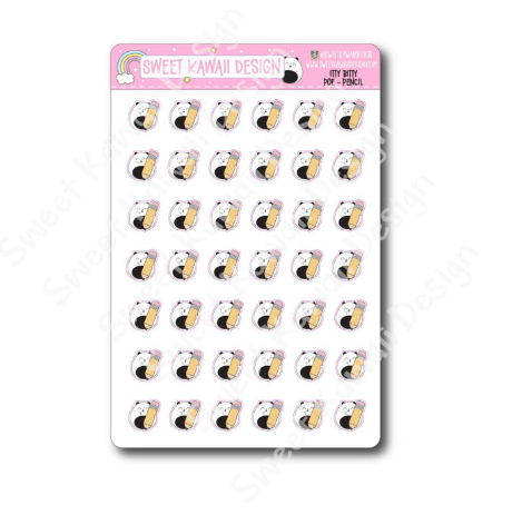 Kawaii Poe - Pencil | Sticker Sheet