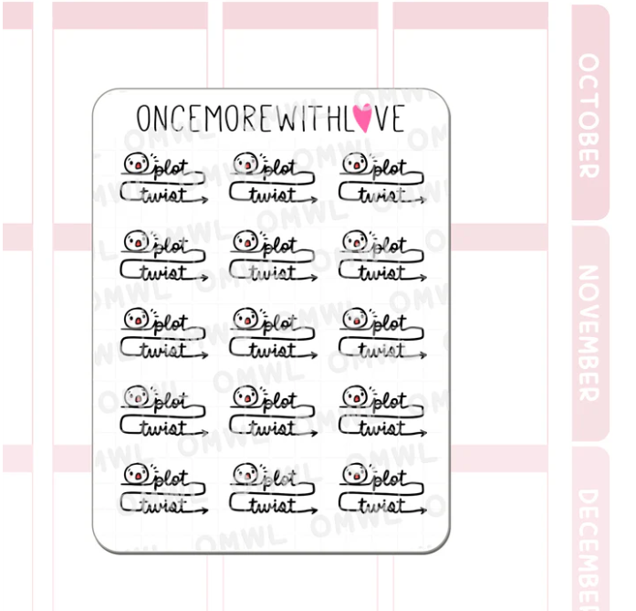 Plot Twist | Sticker Sheet