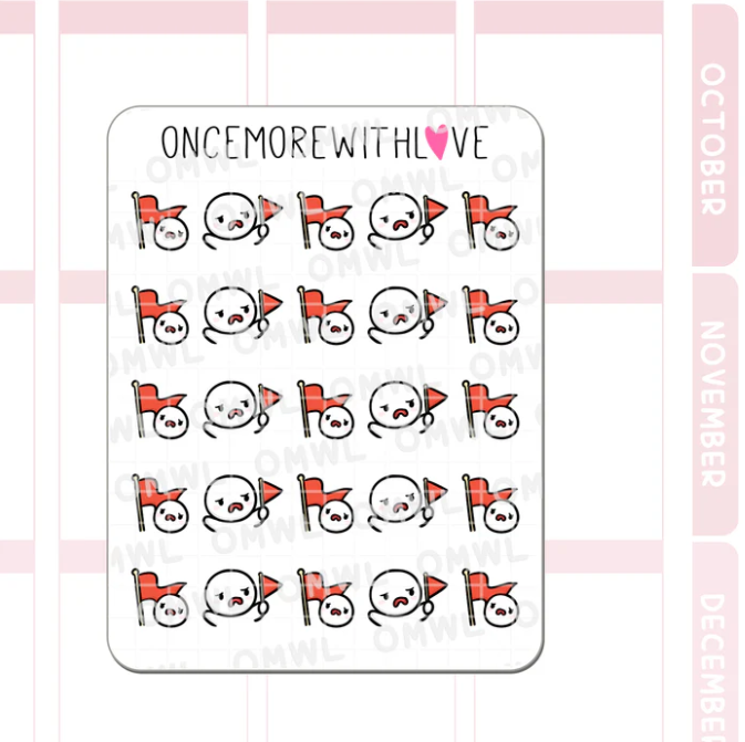 Red Flag | Sticker Sheet