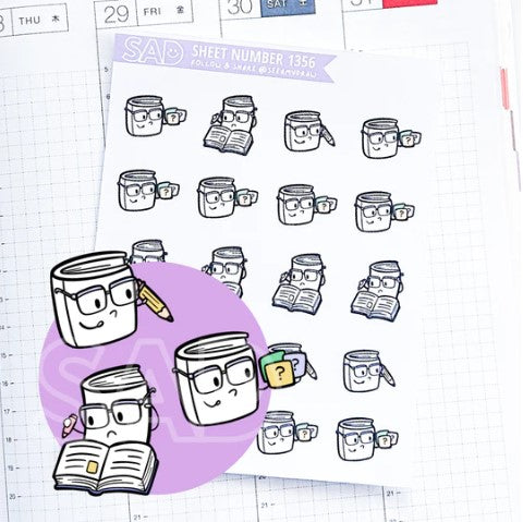 Reed Studying | Sticker Sheet