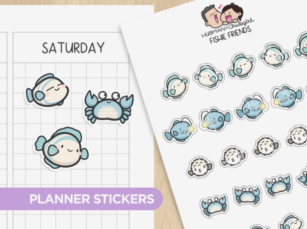 Fishie Friends | Sticker Sheet