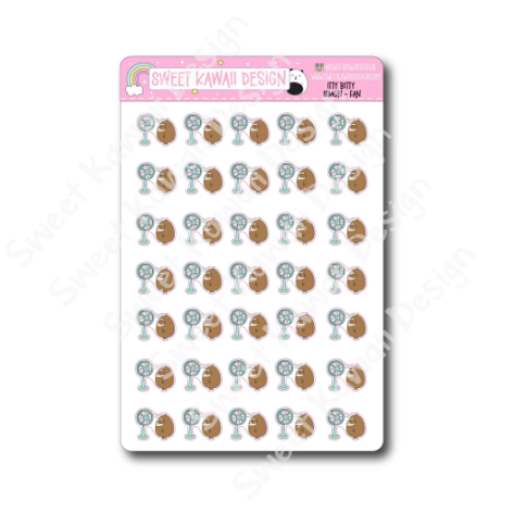 Kawaii Simon - Fan | Sticker Sheet