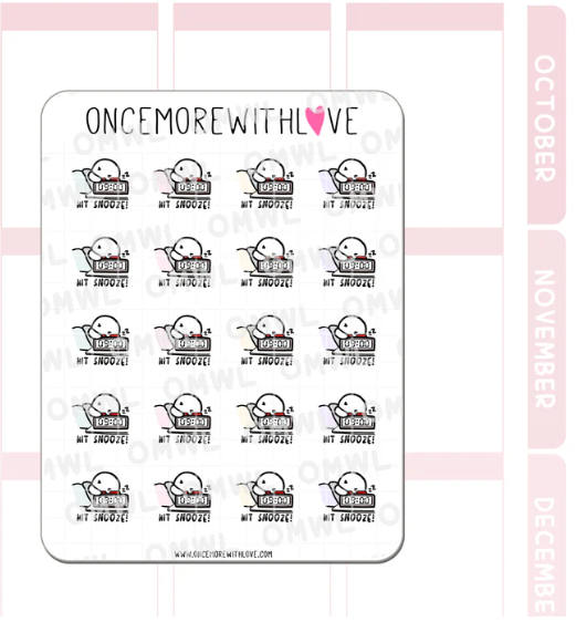 Snooze | Sticker Sheet