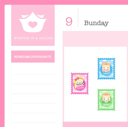 Steamie Girl - Poster Stamps | Sticker Sheet