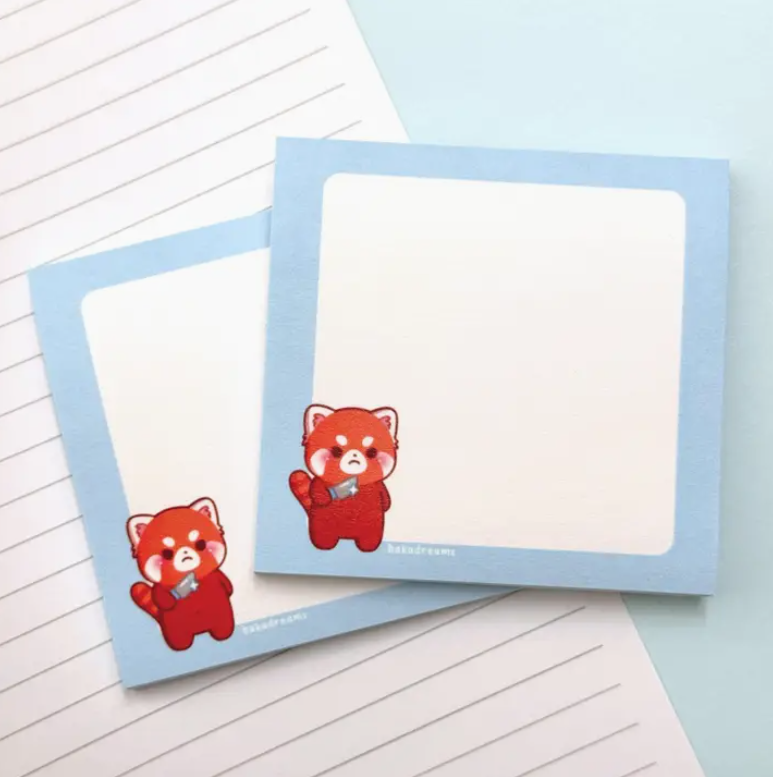 Stabby Red Panda | Sticky Notes