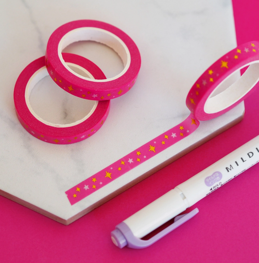 Pink Stars | Washi