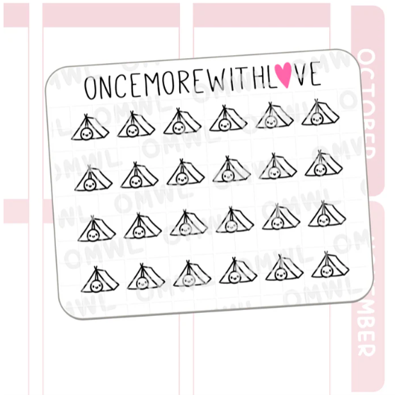 Mini - Tent | Sticker Sheet