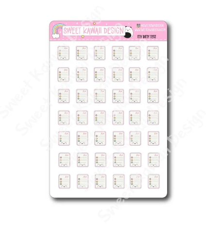 Kawaii Test | Sticker Sheet
