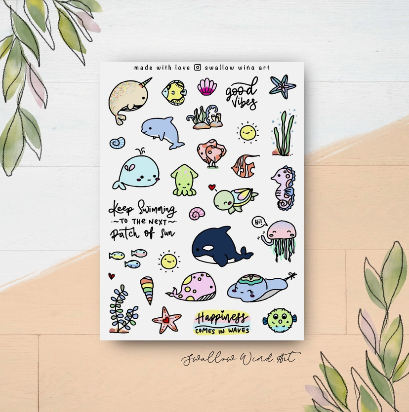 Under the Sea | Sticker Sheet