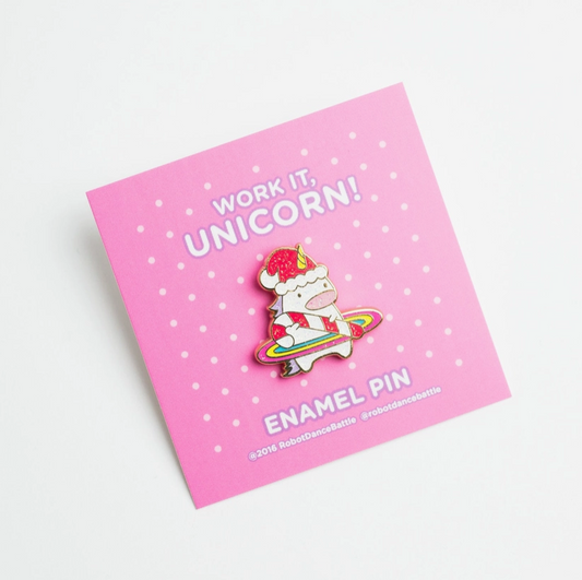 Work It, Holiday Unicorn | Enamel Pin