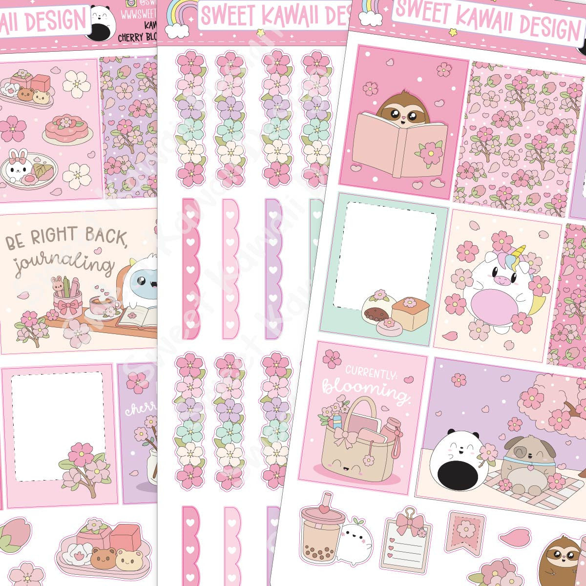 Sweet Kawaii Designs - Cherry Blossom Dreams | February 2026 Kawaii Kit Subscription