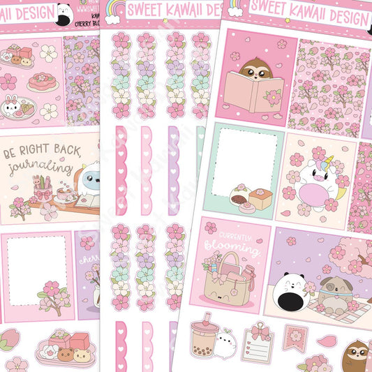 Sweet Kawaii Designs - Cherry Blossom Dreams | February 2026 Kawaii Kit Subscription