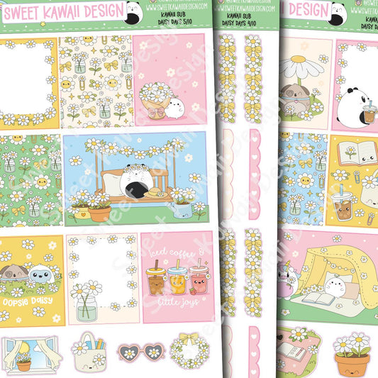 Sweet Kawaii Designs - Daisy Days | April 2026 Kawaii Kit Subscription