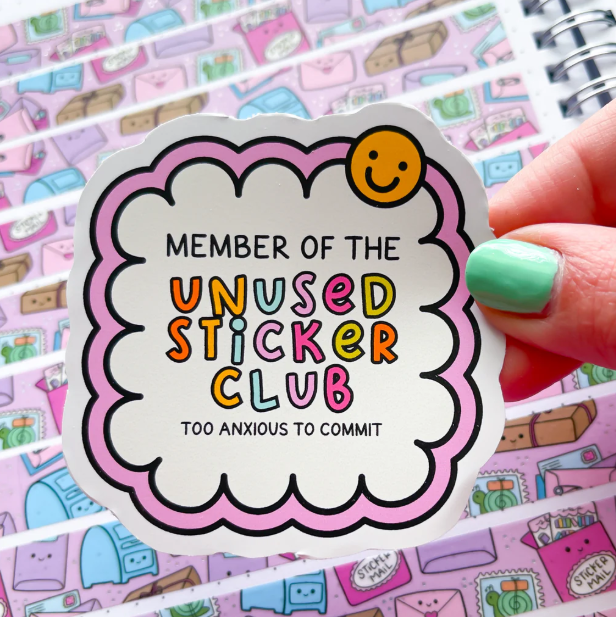 Unused Sticker Club | Vinyl Sticker