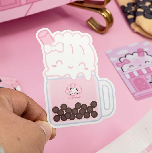 Boba Shop - Steamie Float | Vinyl Sticker