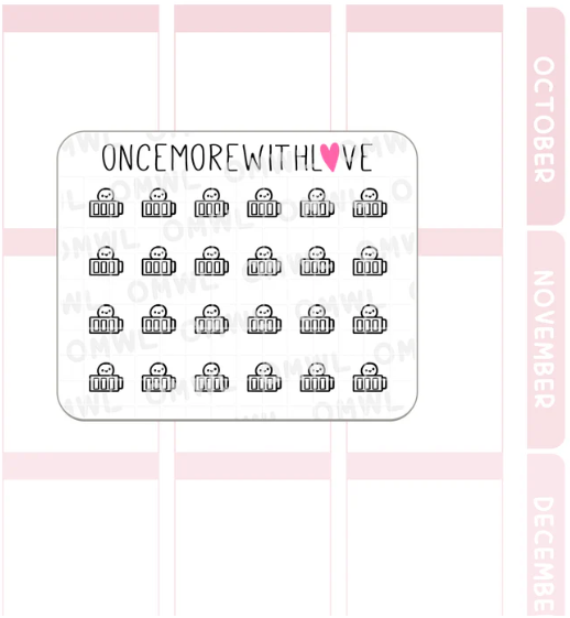 Mini - Full Battery | Sticker Sheet
