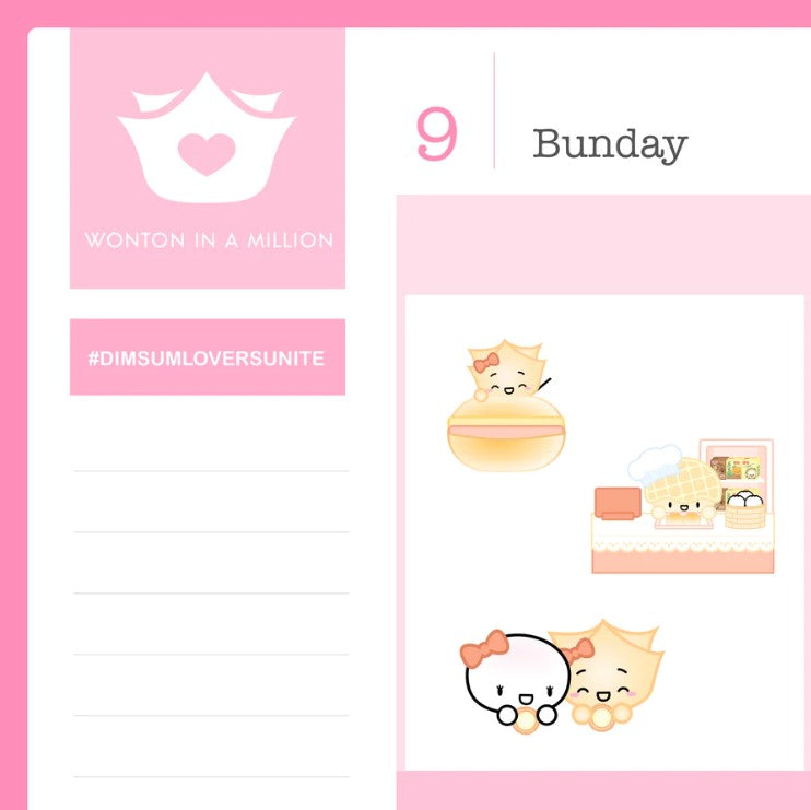 Chinese Bakery Visit | Sticker Sheet