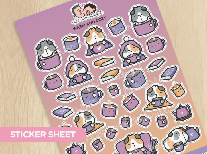 Warm and Cozy | Big Sticker Sheet