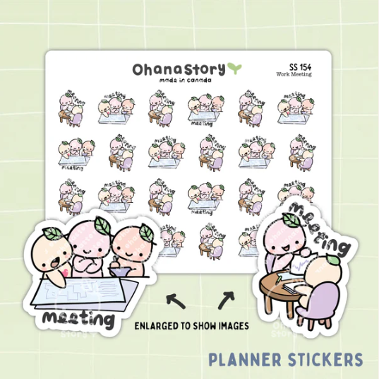Work Meeting | Sticker Sheet