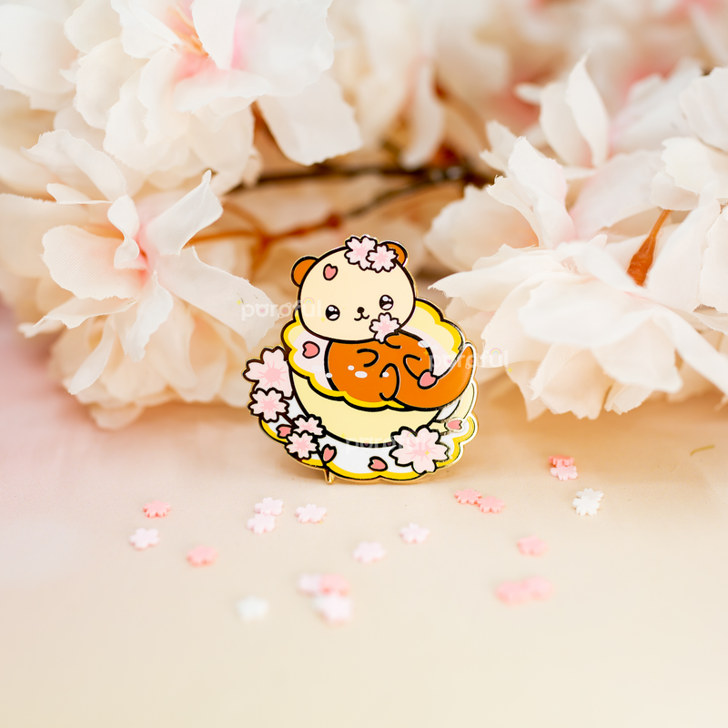 Sakura Otter | Enamel Pin
