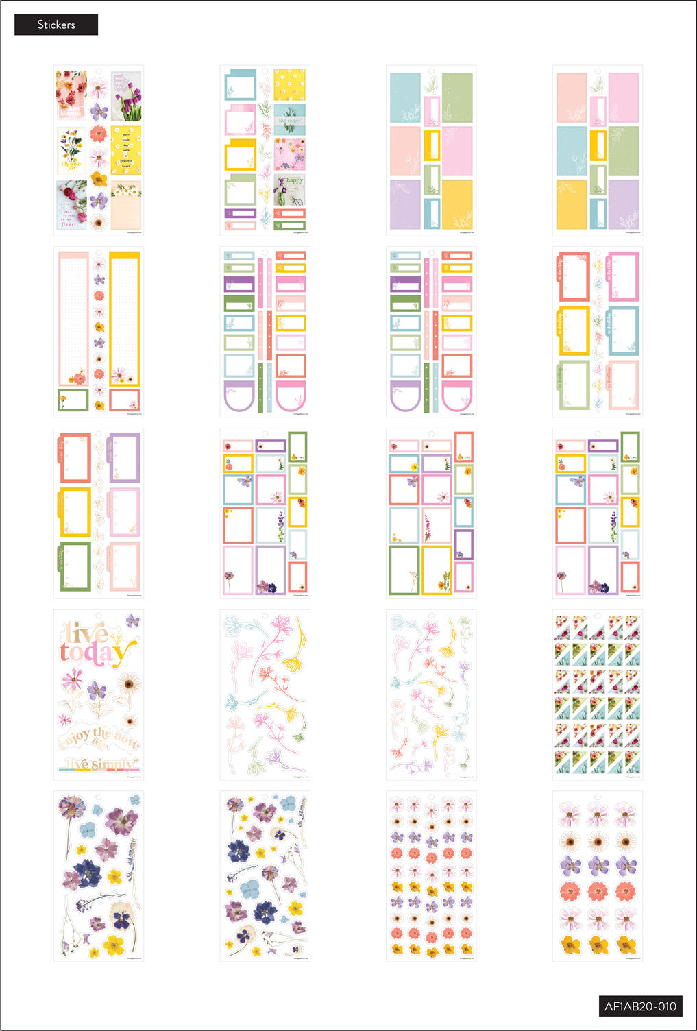 Pressed Florals Accessory Book