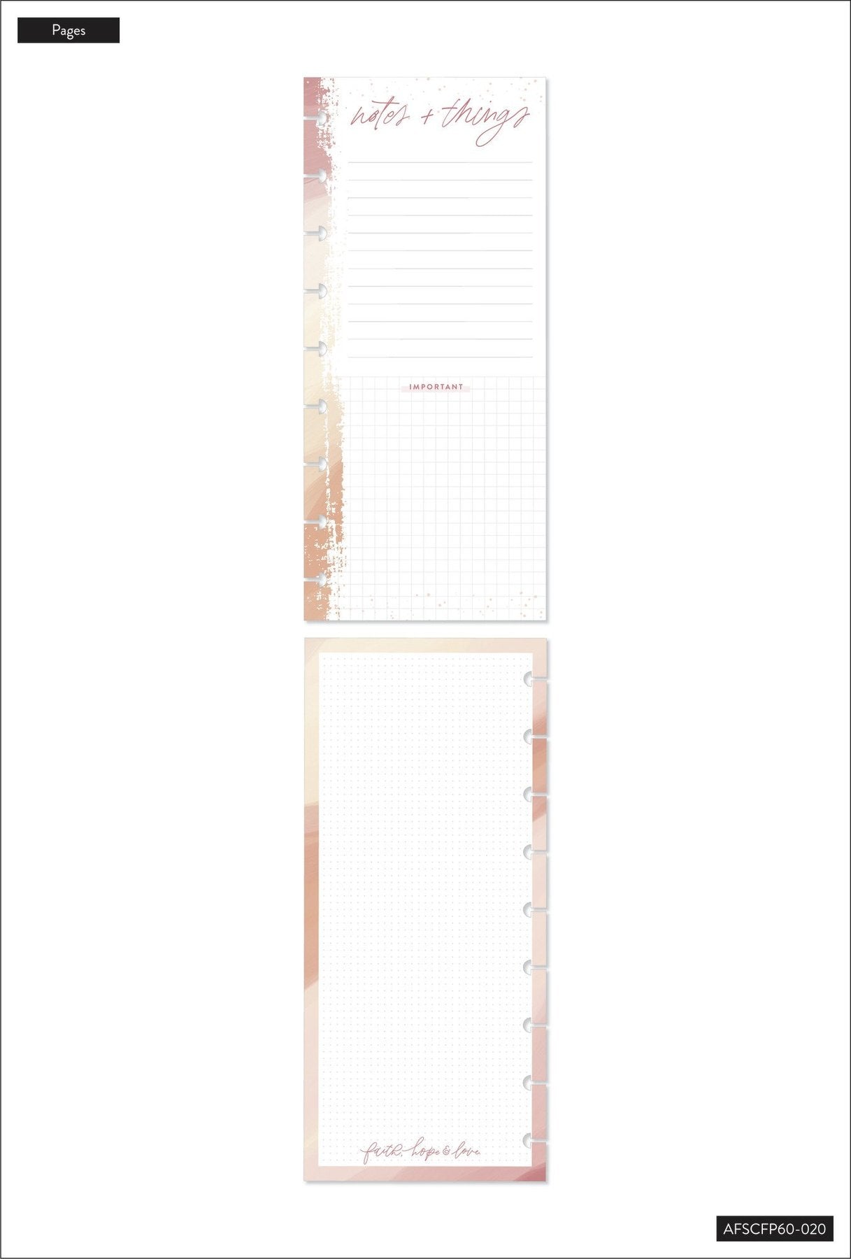 Notes And Things Skinny Classic Filler Paper
