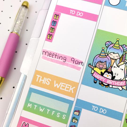 CLEAR Highlight Stickers