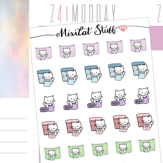 Change Bedsheets | Sticker Sheet