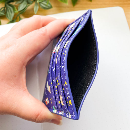 Corgi In Space Slim Card Wallet