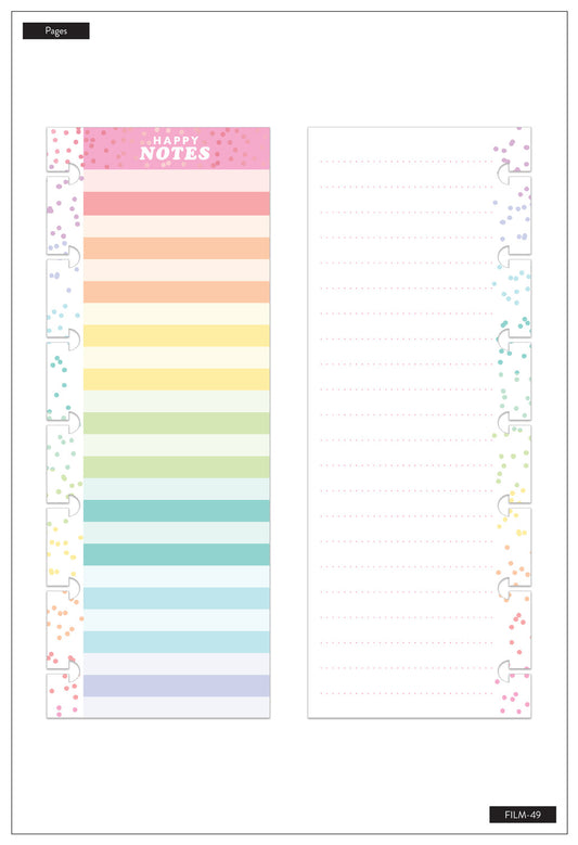 Mini Filler Paper - Color Stripe