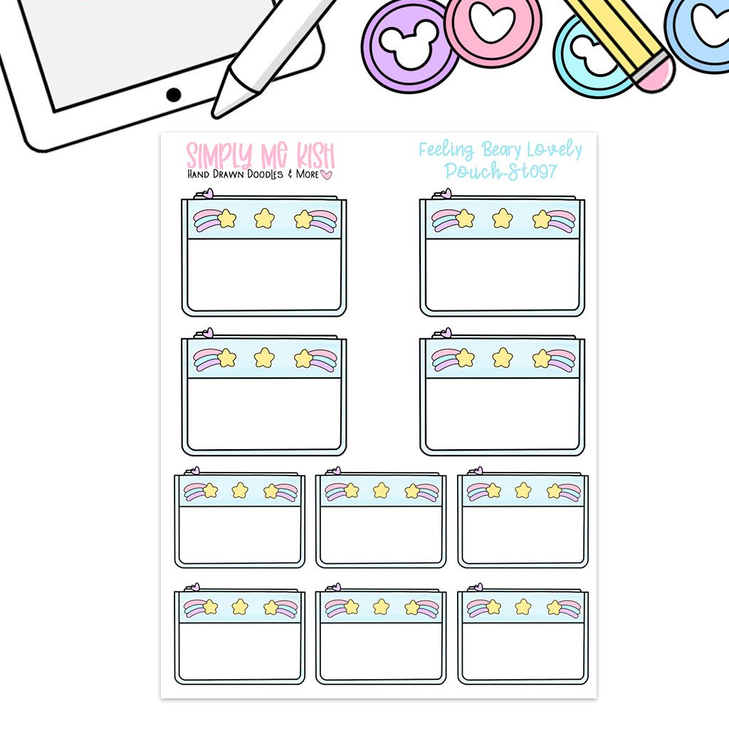 Feeling Beary Lovely 1/2 Pouches | Sticker Sheet