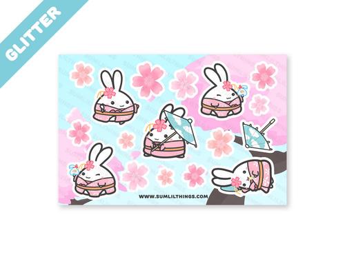 Lil' Sakura | Glitter Stickers