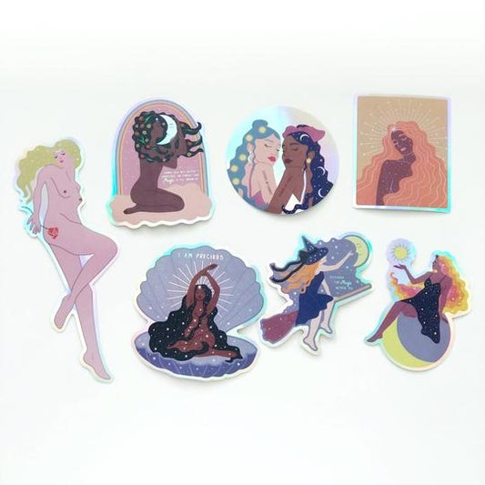 Star Goddess by Katarina Samohin (Collab collection Holo Sticker)