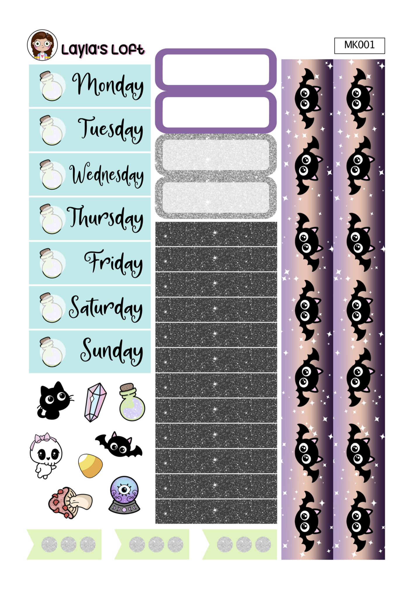 Prickles Halloween | Mini Vertical Weekly Kit