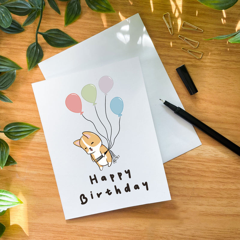 Happy Birthday Balloons v2 | Greeting Card