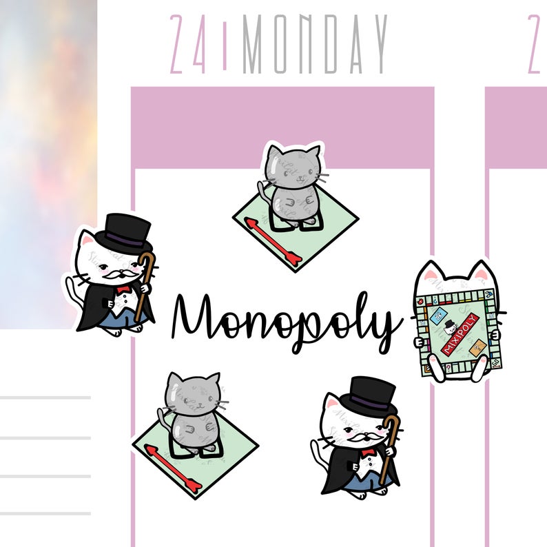 Monopoly | Sticker Sheet