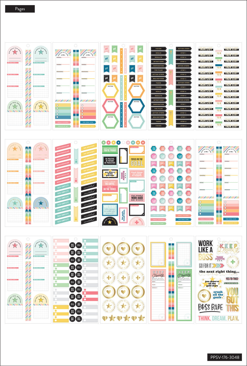 Value Pack Stickers - Goals