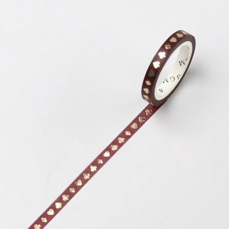 Red Playing Card Washi Tape