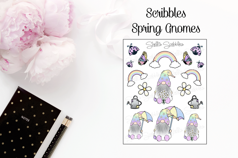 Springtime Gnomes | Sticker Sheet