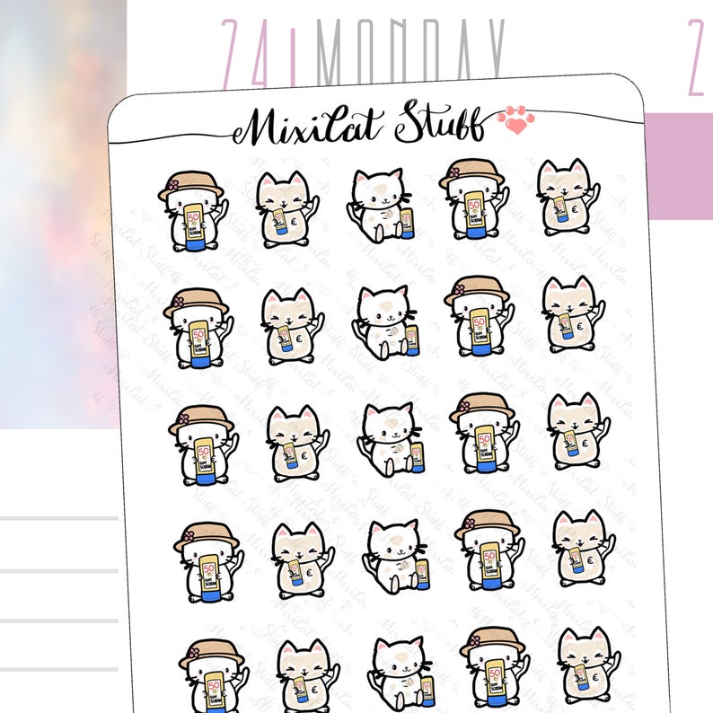 Sunscreen | Sticker Sheet