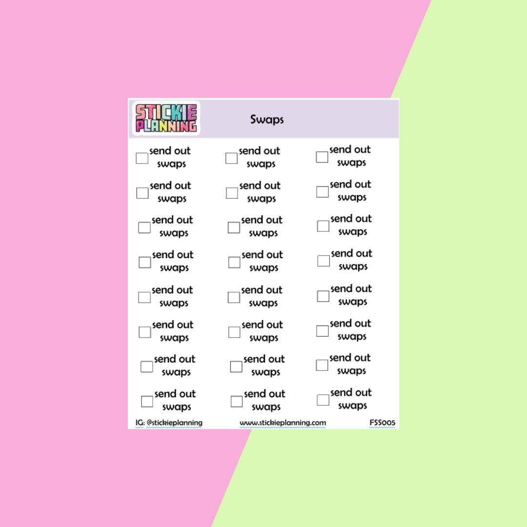 Send Out Swaps | Sticker Sheet