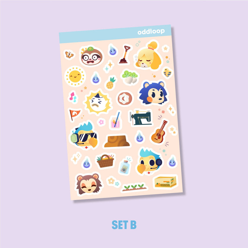 Animal Crossing Deco | Sticker Sheet